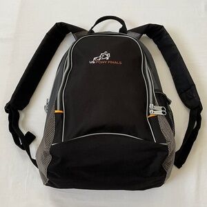 US PONY FINALS Helmet Bag Backpack Black Grey
